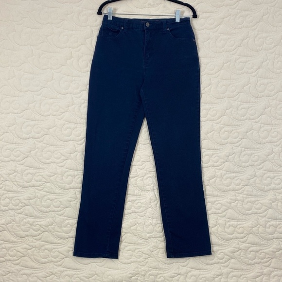 Gloria Vanderbilt Amanda Jeans Dark Wash Size 6 - Picture 1 of 10